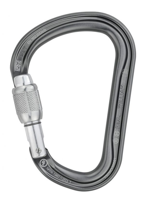 Mousqueton PETZL William Screw-Lock