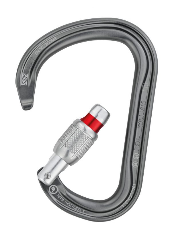 Mousqueton PETZL William Screw-Lock