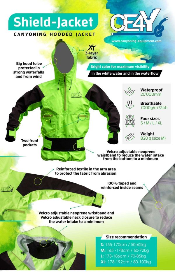 Indications Veste Imperméable Shield CE4Y O'Speed Shopping